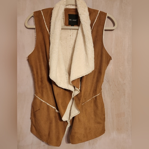 Me Jane Faux Shearling Boho Vest - Picture 2 of 9